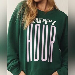 NWT Anthropology Maeve Happy Hour Sweatshirt
